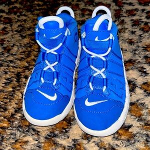 All blue toddler Nike airs